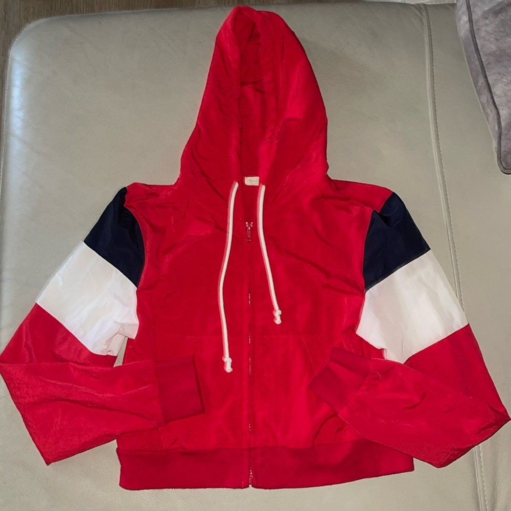 Brandy Melville Cropped Windbreaker Jacket